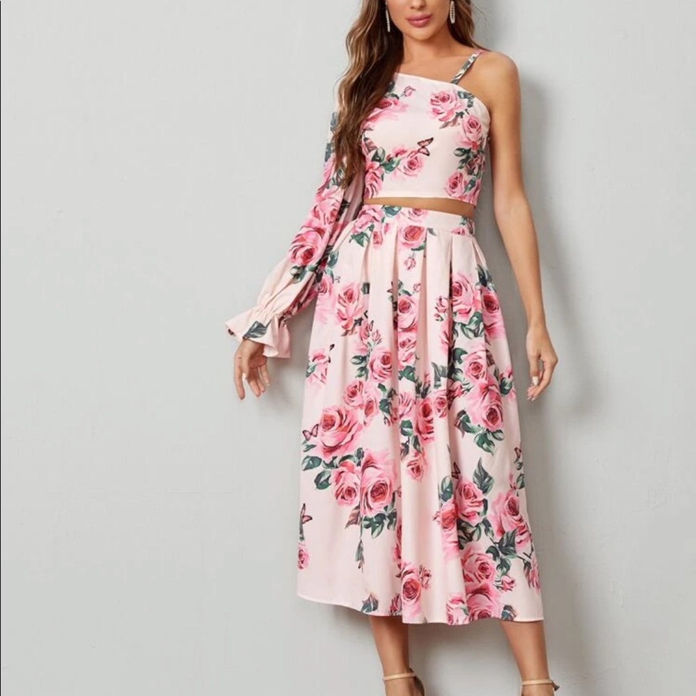 Skirt Matching set 🌸🌷